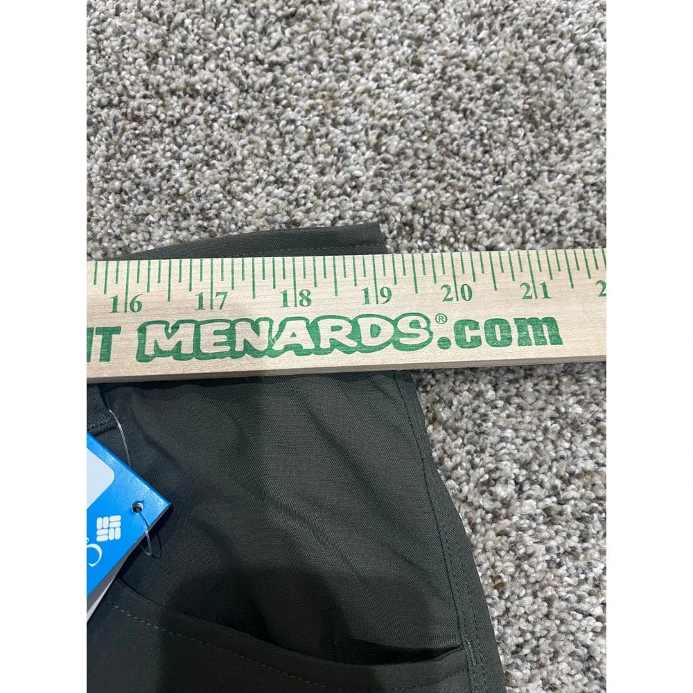 Columbia Pilsner Peak Pant Mens 38x34 Olive Green Omni-Shade UPF 50 AM1563-339